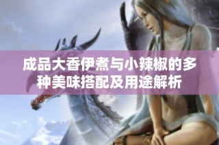 成品大香伊煮与小辣椒的多种美味搭配及用途解析