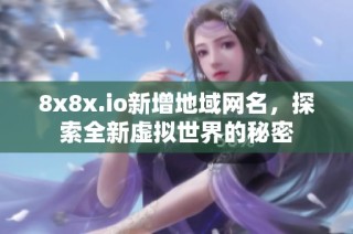 8x8x.io新增地域网名，探索全新虚拟世界的秘密