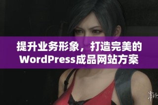 提升业务形象，打造完美的WordPress成品网站方案