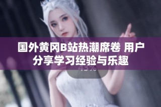 国外黄冈B站热潮席卷 用户分享学习经验与乐趣