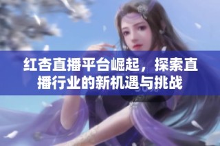 红杏直播平台崛起，探索直播行业的新机遇与挑战