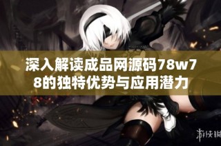 深入解读成品网源码78w78的独特优势与应用潜力