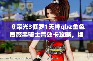 《荣光3修罗1天神qbz金色蔷薇黑骑士音效卡攻略，换号技巧分享》
