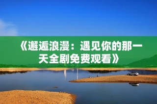 《邂逅浪漫：遇见你的那一天全剧免费观看》