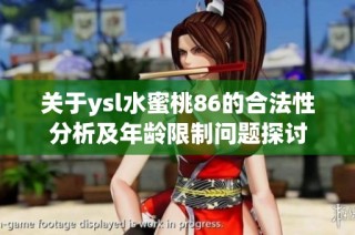 关于ysl水蜜桃86的合法性分析及年龄限制问题探讨