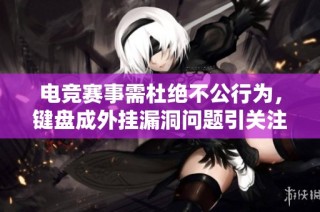 电竞赛事需杜绝不公行为，键盘成外挂漏洞问题引关注