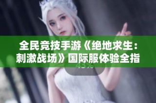 全民竞技手游《绝地求生：刺激战场》国际服体验全指南