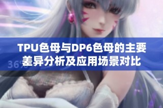 TPU色母与DP6色母的主要差异分析及应用场景对比