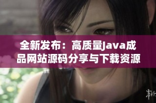 全新发布：高质量Java成品网站源码分享与下载资源