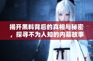 揭开黑料背后的真相与秘密，探寻不为人知的内幕故事