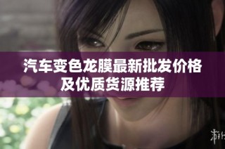 汽车变色龙膜最新批发价格及优质货源推荐