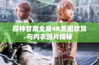 原神甘雨全身4K美图欣赏与内衣图片揭秘