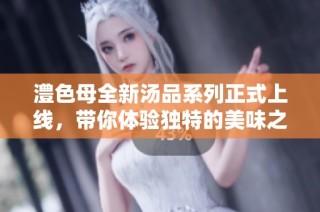 澧色母全新汤品系列正式上线，带你体验独特的美味之旅