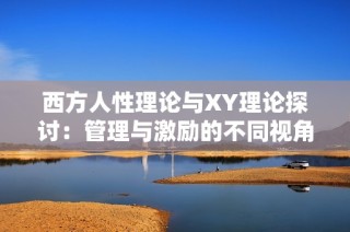 西方人性理论与XY理论探讨：管理与激励的不同视角