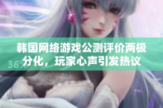 韩国网络游戏公测评价两极分化，玩家心声引发热议