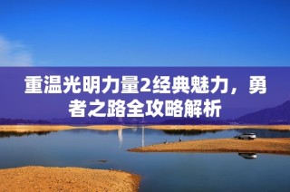 重温光明力量2经典魅力，勇者之路全攻略解析