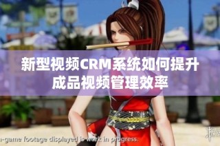 新型视频CRM系统如何提升成品视频管理效率