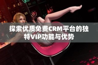 探索优质免费CRM平台的独特VIP功能与优势