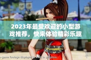 2023年最受欢迎的小型游戏推荐，快来体验精彩乐趣！