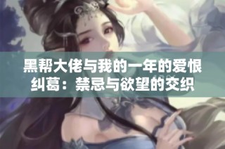 黑帮大佬与我的一年的爱恨纠葛：禁忌与欲望的交织