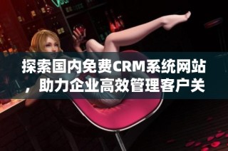 探索国内免费CRM系统网站，助力企业高效管理客户关系