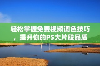 轻松掌握免费视频调色技巧，提升你的PS大片段品质