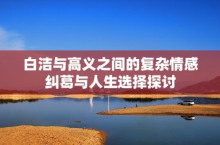 白洁与高义之间的复杂情感纠葛与人生选择探讨