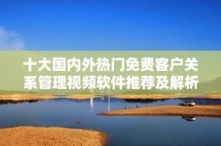 十大国内外热门免费客户关系管理视频软件推荐及解析