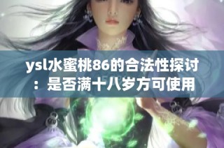 ysl水蜜桃86的合法性探讨：是否满十八岁方可使用