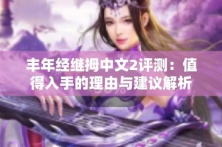 丰年经继拇中文2评测：值得入手的理由与建议解析