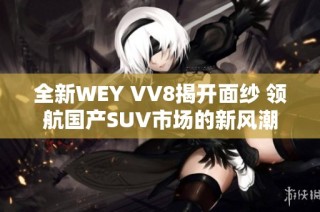 全新WEY VV8揭开面纱 领航国产SUV市场的新风潮