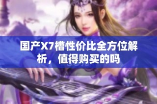 国产X7槽性价比全方位解析，值得购买的吗