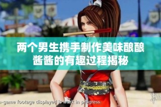 两个男生携手制作美味酿酿酱酱的有趣过程揭秘