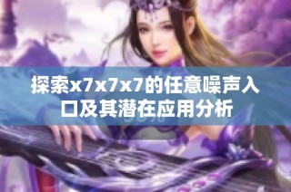 探索x7x7x7的任意噪声入口及其潜在应用分析