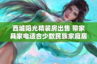 西城阳光精装房出售 带家具家电适合少数民族家庭居住
