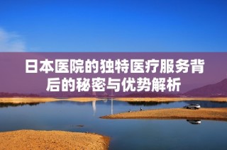 日本医院的独特医疗服务背后的秘密与优势解析