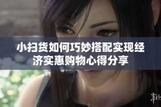 小扫货如何巧妙搭配实现经济实惠购物心得分享