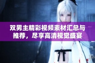 双男主精彩视频素材汇总与推荐，尽享高清视觉盛宴