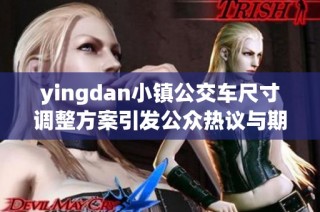 yingdan小镇公交车尺寸调整方案引发公众热议与期待