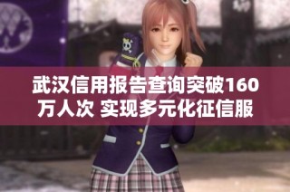 武汉信用报告查询突破160万人次 实现多元化征信服务体系