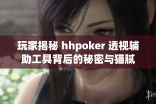 玩家揭秘 hhpoker 透视辅助工具背后的秘密与猫腻
