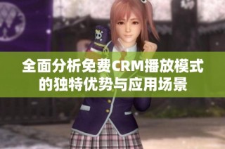 全面分析免费CRM播放模式的独特优势与应用场景
