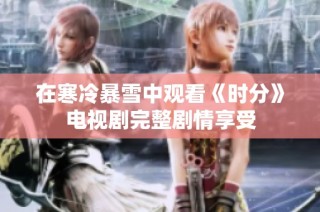 在寒冷暴雪中观看《时分》电视剧完整剧情享受