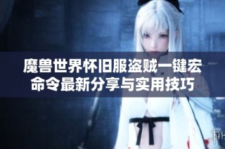 魔兽世界怀旧服盗贼一键宏命令最新分享与实用技巧