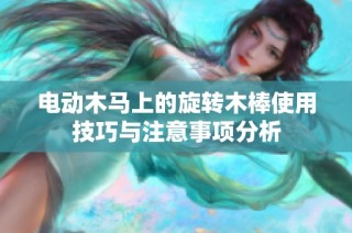 电动木马上的旋转木棒使用技巧与注意事项分析