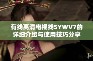 有线高清电视线SYWV7的详细介绍与使用技巧分享