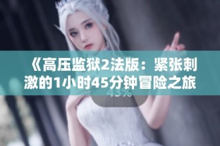 《高压监狱2法版：紧张刺激的1小时45分钟冒险之旅》