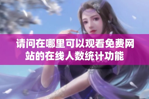 请问在哪里可以观看免费网站的在线人数统计功能