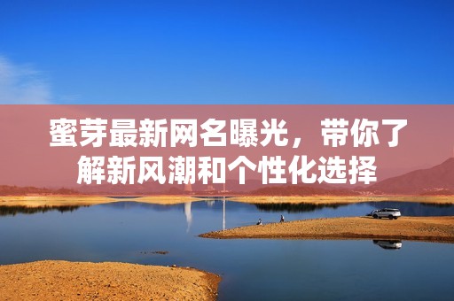 蜜芽最新网名曝光，带你了解新风潮和个性化选择