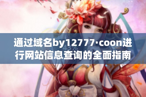 通过域名by12777·coon进行网站信息查询的全面指南